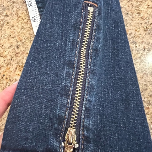 White House Black Market Dark Blue Skimmer Jeans Size 10 EUC - Picture 7 of 10